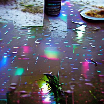 AI Generated Birthday Party Scene