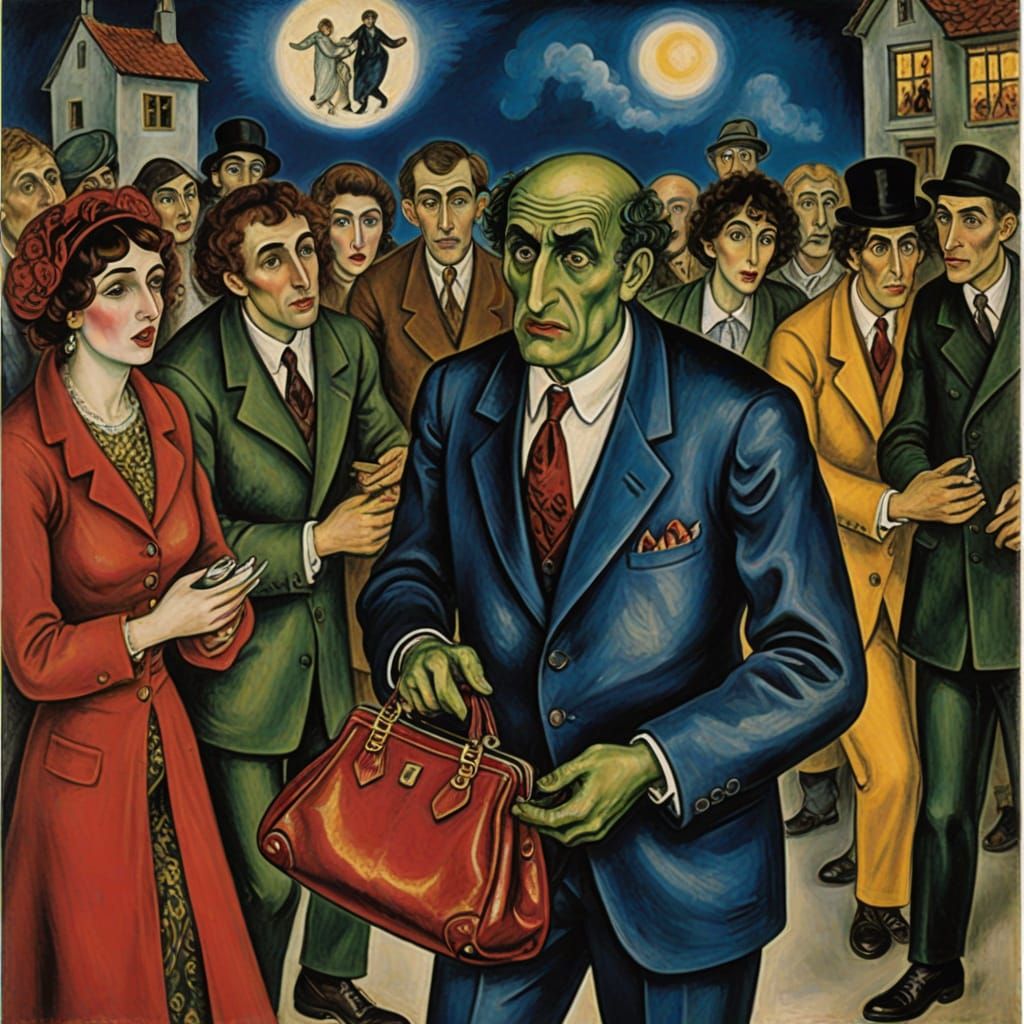 Goldenmouth Pursues Dostoevsky in Otto Dix and Marc Chagall ...