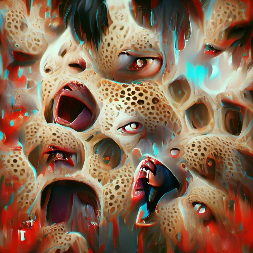 Unsettling Cluster of Holes Pattern