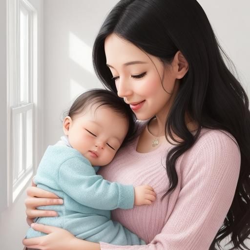 Heartwarming Modern Maternity Journal Cover Design