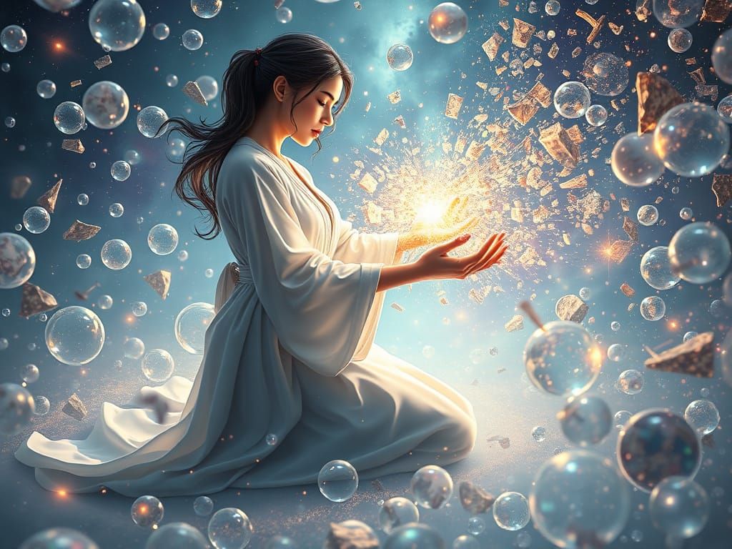 Cosmic Horror: Weaving Memories in Shattered Orbs