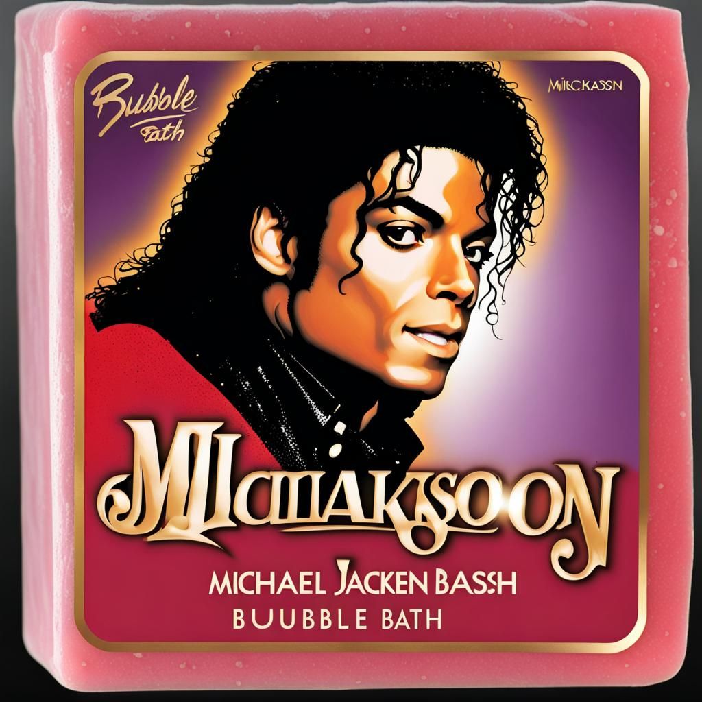 Michael Jackson Bubble Bath Soap Concept