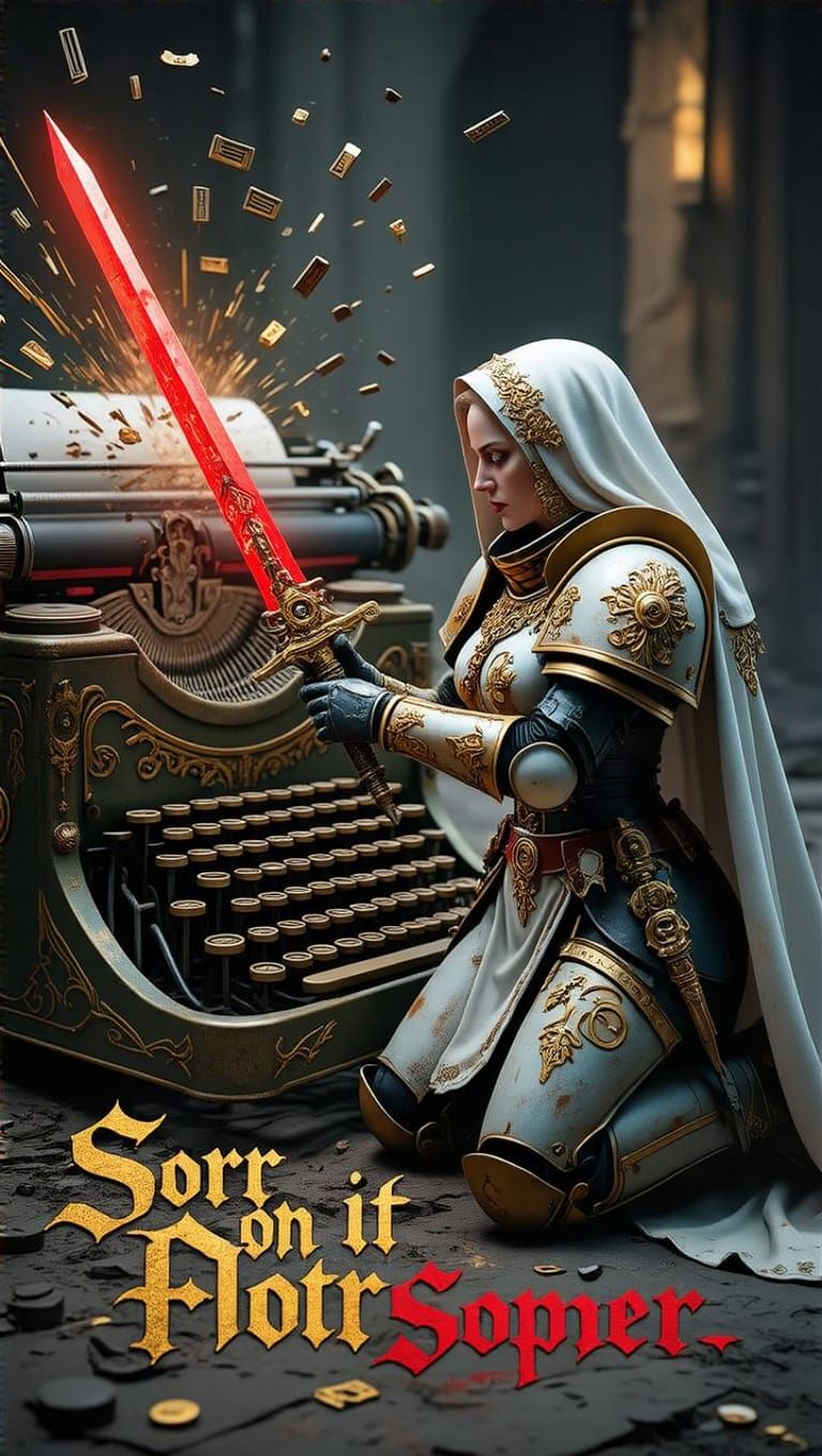 Warhammer 40k Power Armor Adepta Sororitas Sister Superior i...