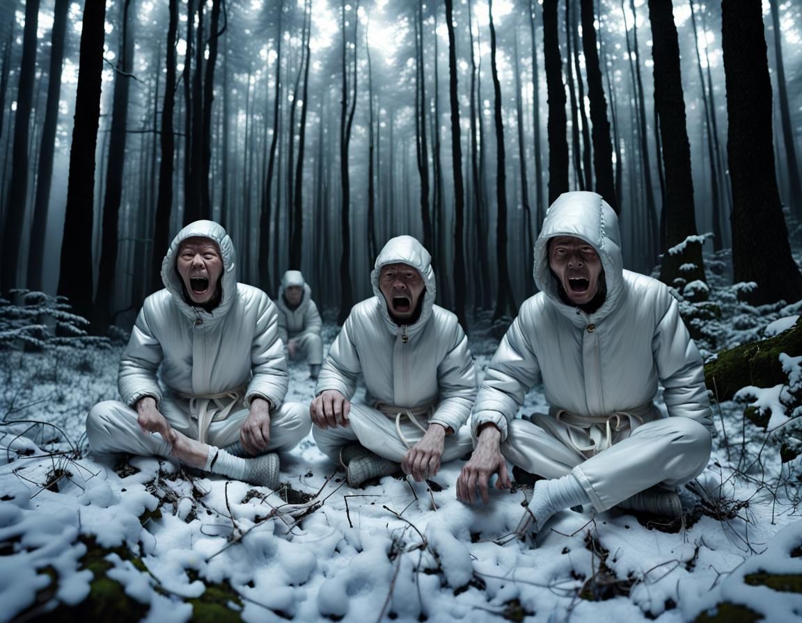 Surreal Aokigahara Forest: Hyperrealistic Stop-Motion Photog...