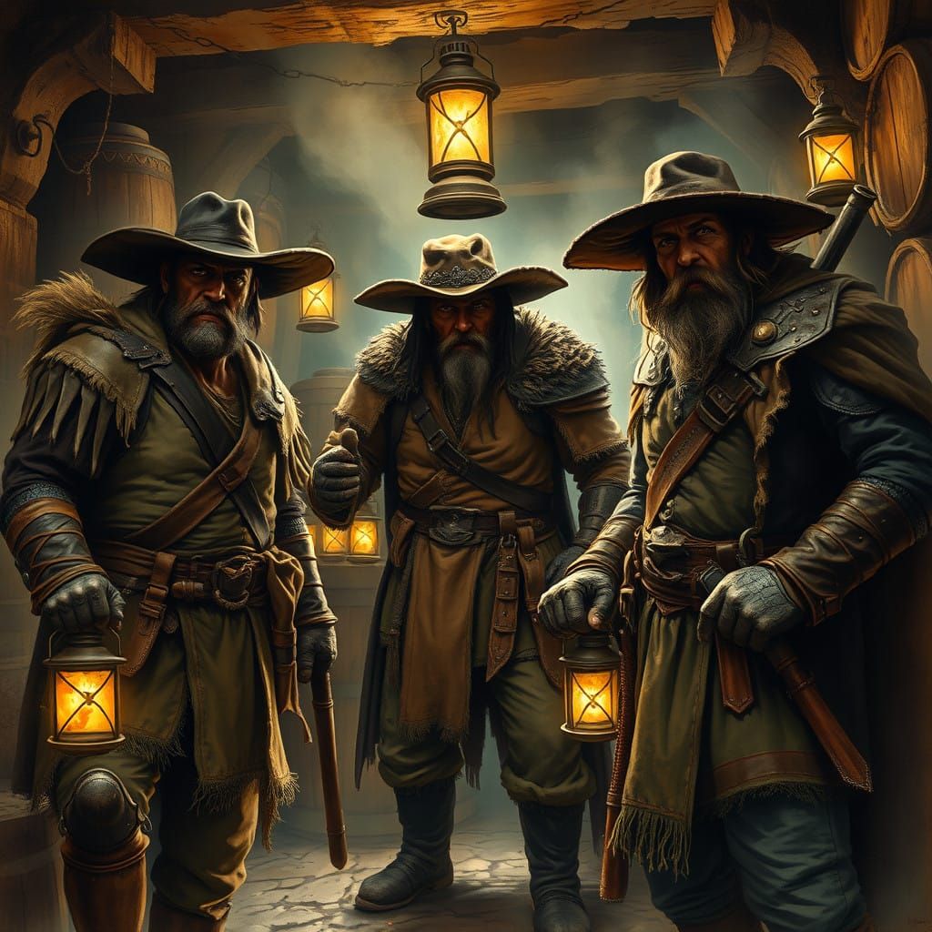 Marauders in a Smoky Tavern