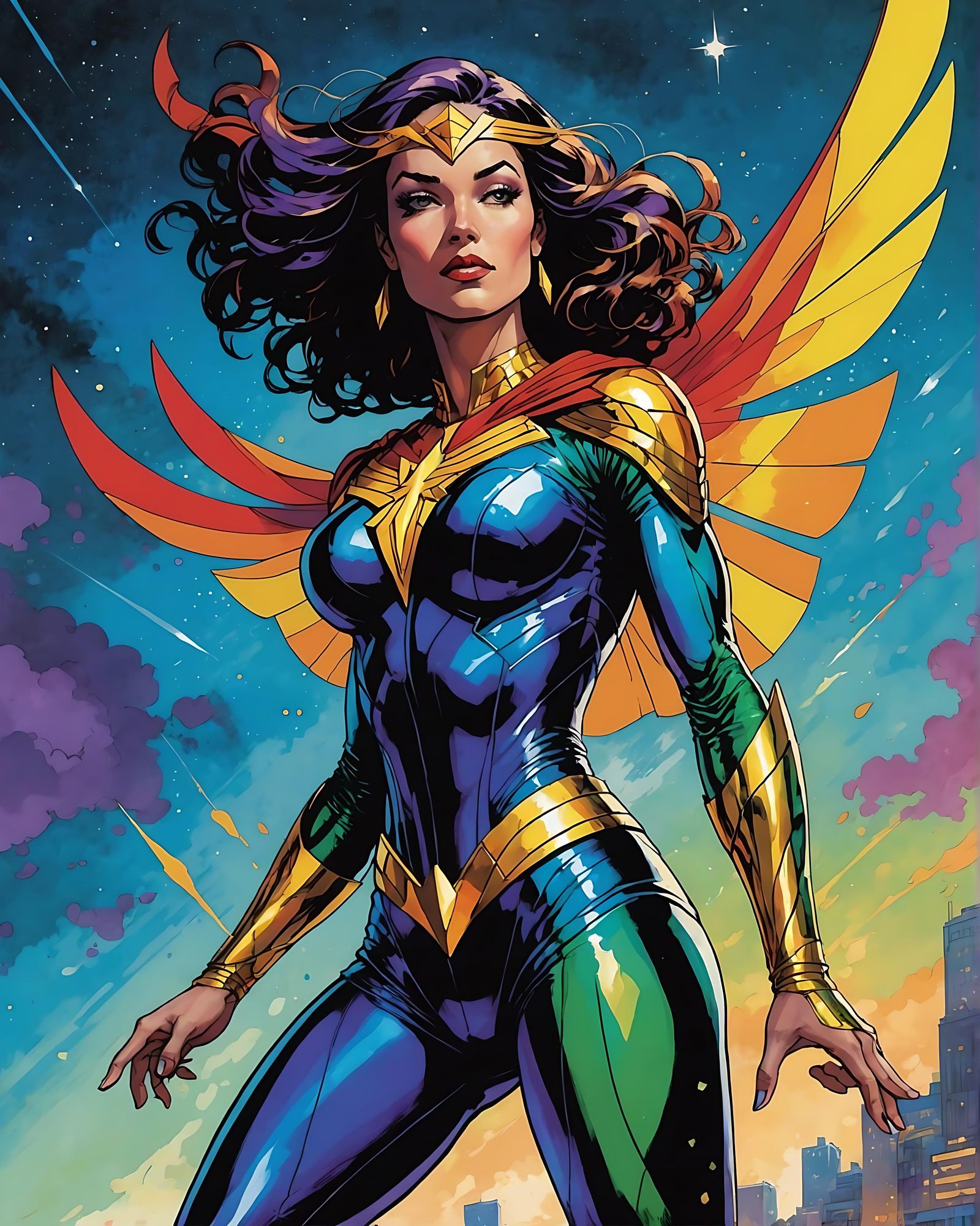 Superhero Iris: Greek Goddess of the Rainbow