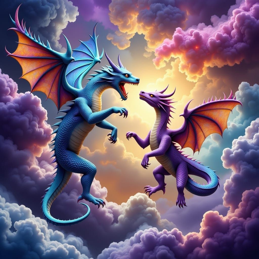 Dancing Dragons in Epic Fantasy Landscapes