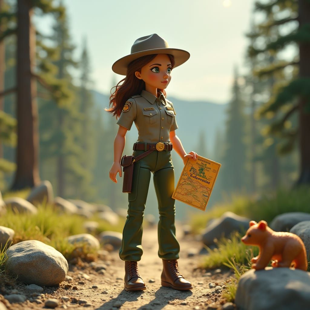 High-End Collectible Park Ranger Action Figure