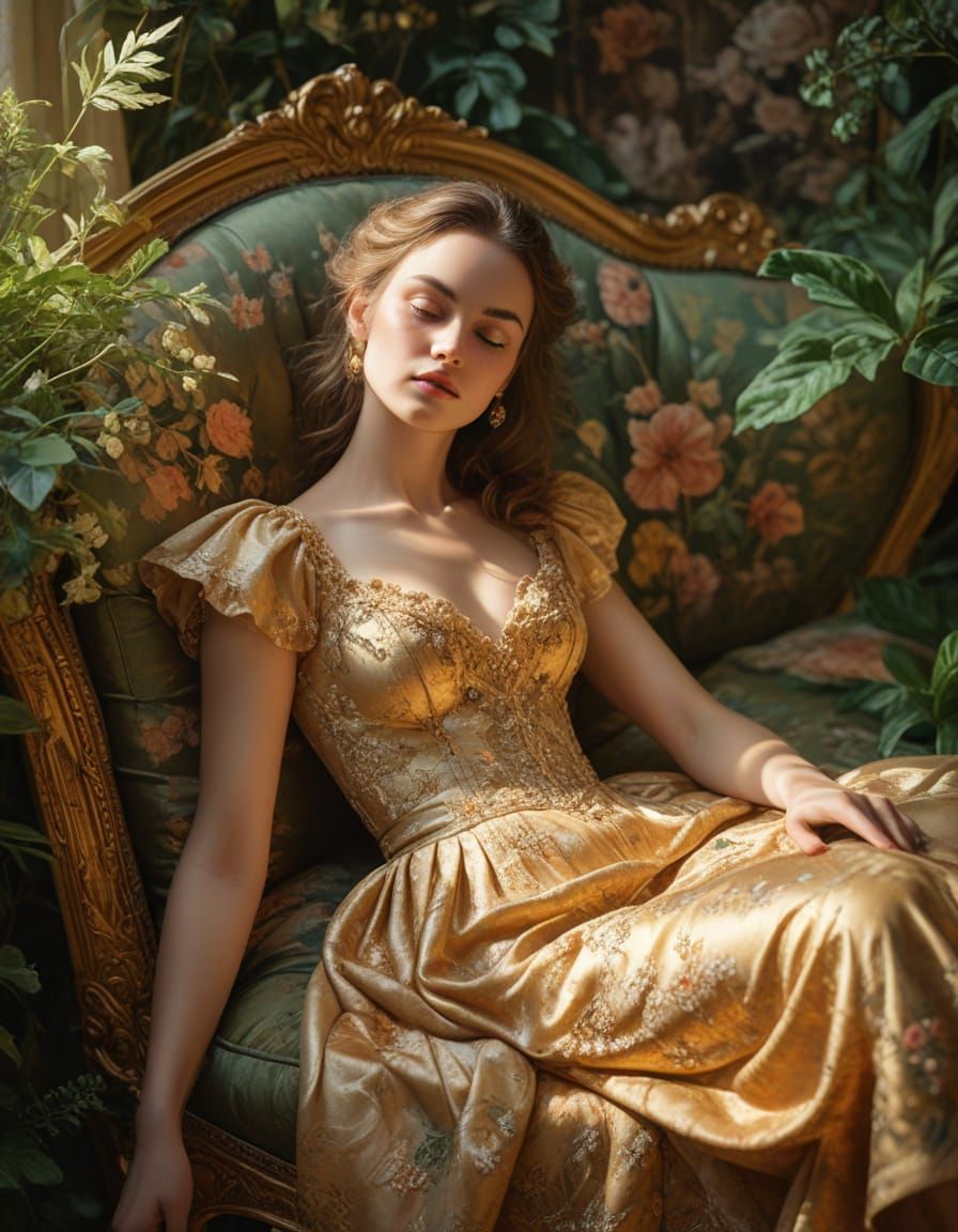 Ethereal Luxe: Soft Focus Impressionist Masterwork