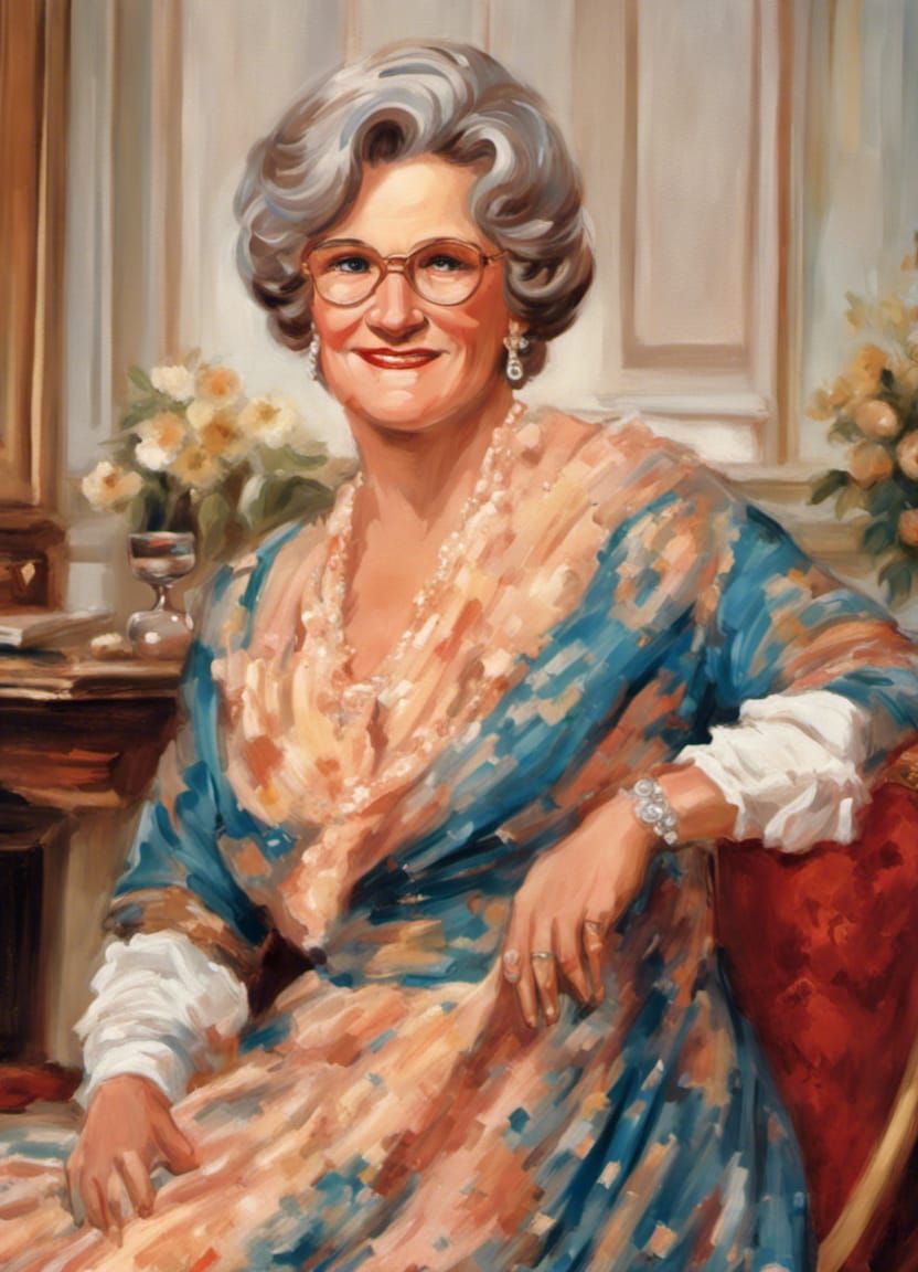 Robin Williams as Mrs. Doubtfire