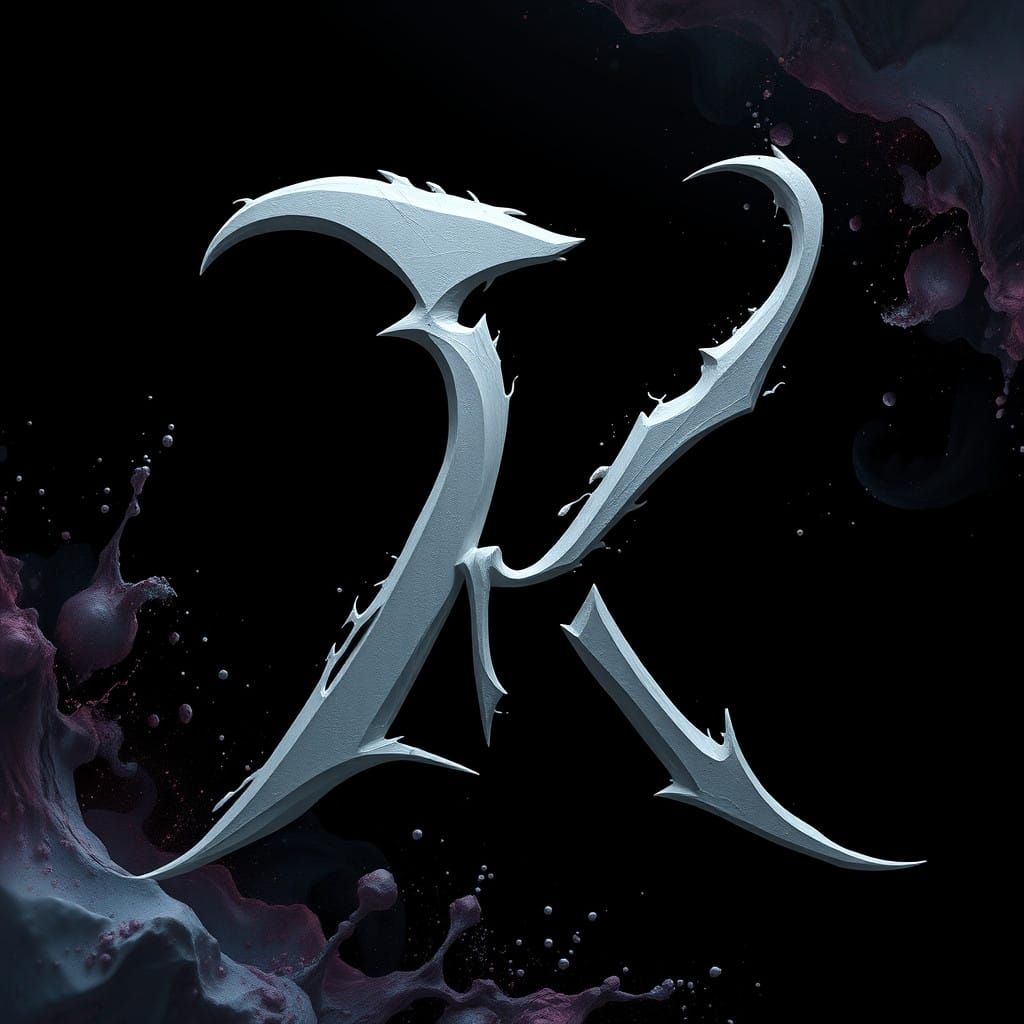 Stylized Fantasy Logo in Deep Matte Painting