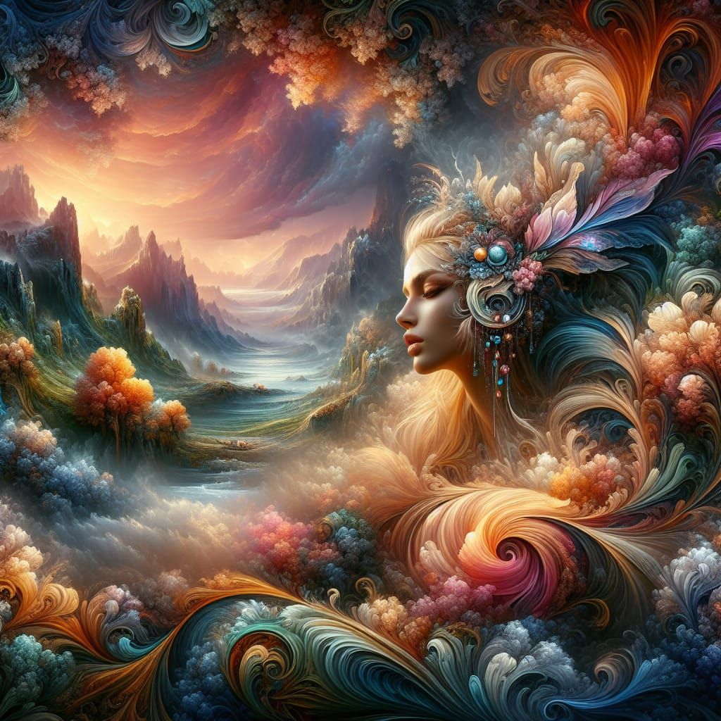 Fantastical Fantasy Landscapes in Detailed Matte Painting St...