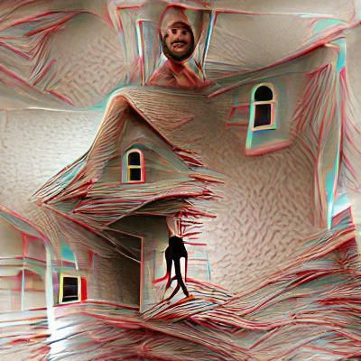 Abstract AI Image Generated From Short Prompt