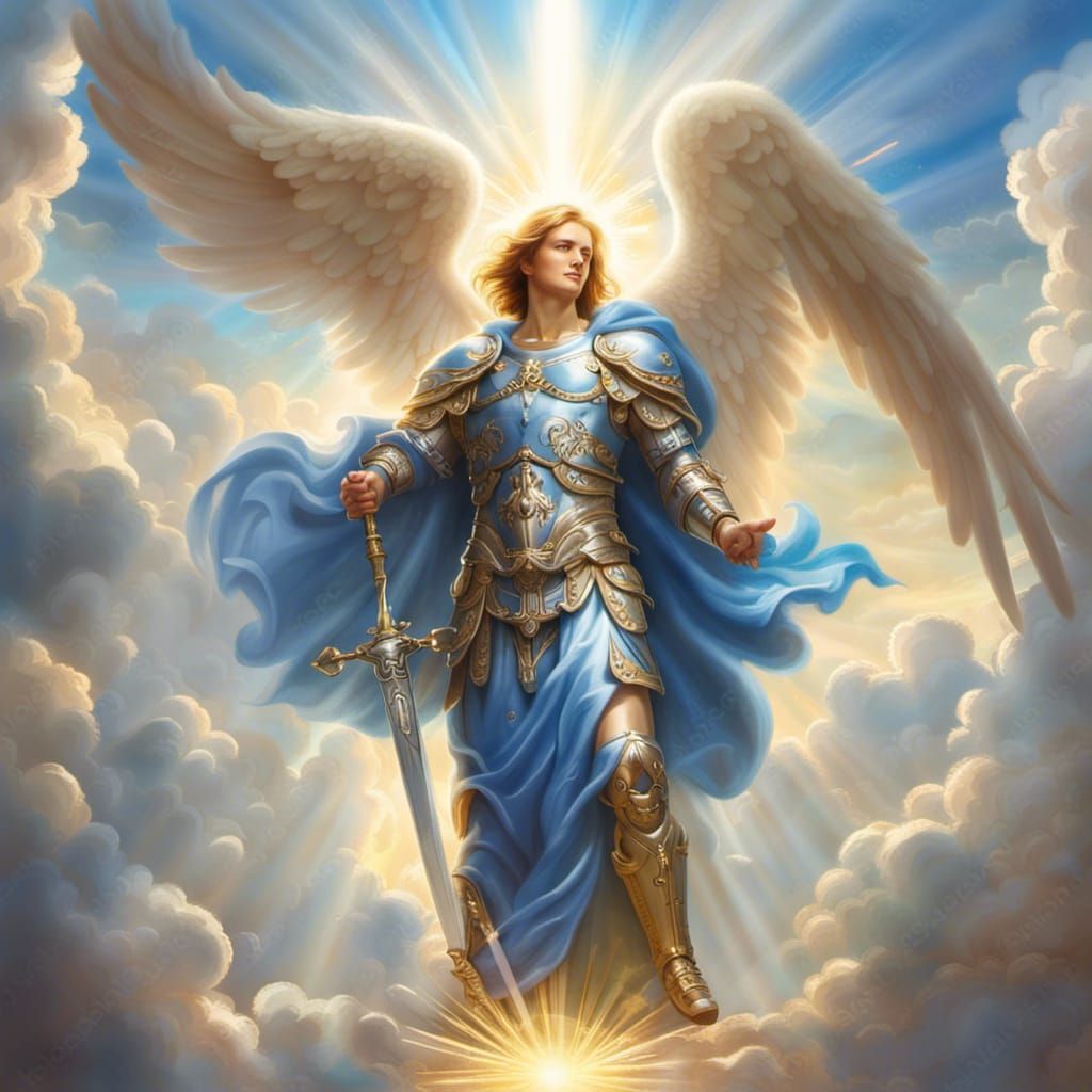 Archangel Michael Leading Heavenly Host