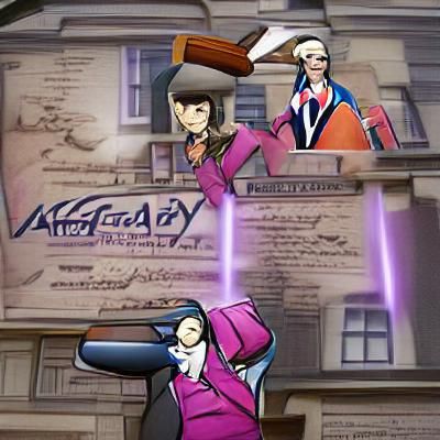 Kay Faraday Digital Portrait from Ace Attorney