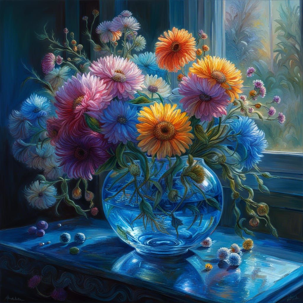 pretty in blue