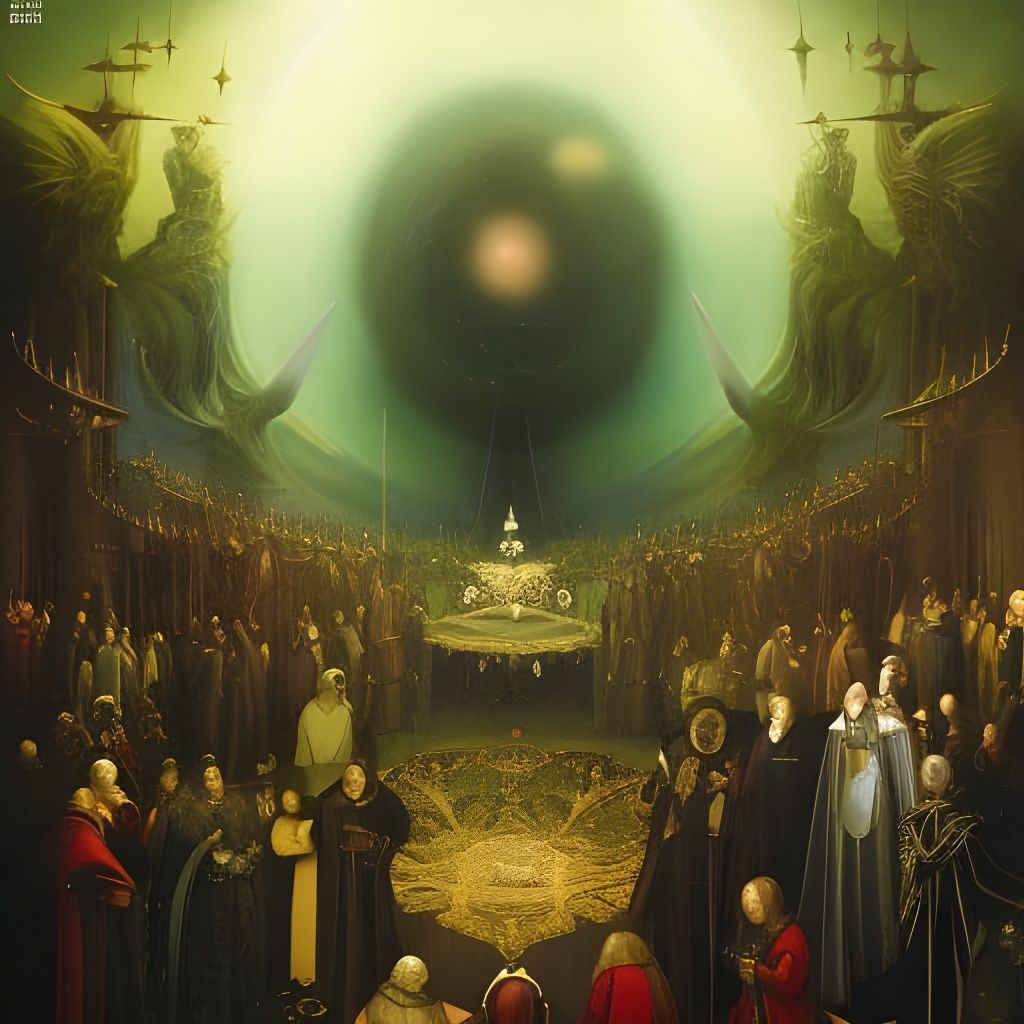 Cosmic Renaissance and Reformation Fantasy Art