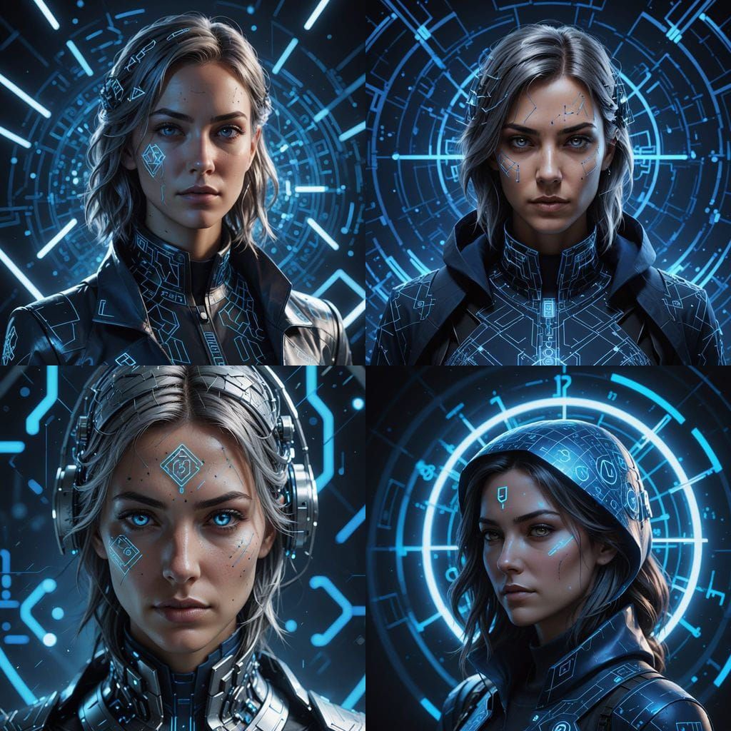 Futuristic 3D Math Project Cover Page Design