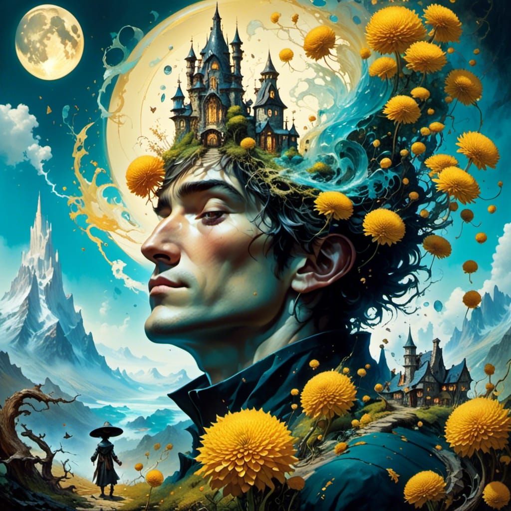 Miniature Worlds Inside Glass Bottles