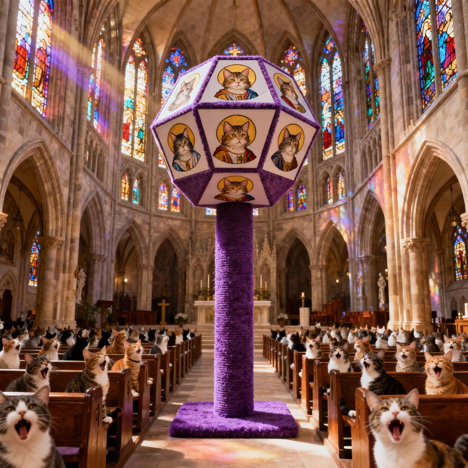 Sacred Cathedron in Gothic Cathedral