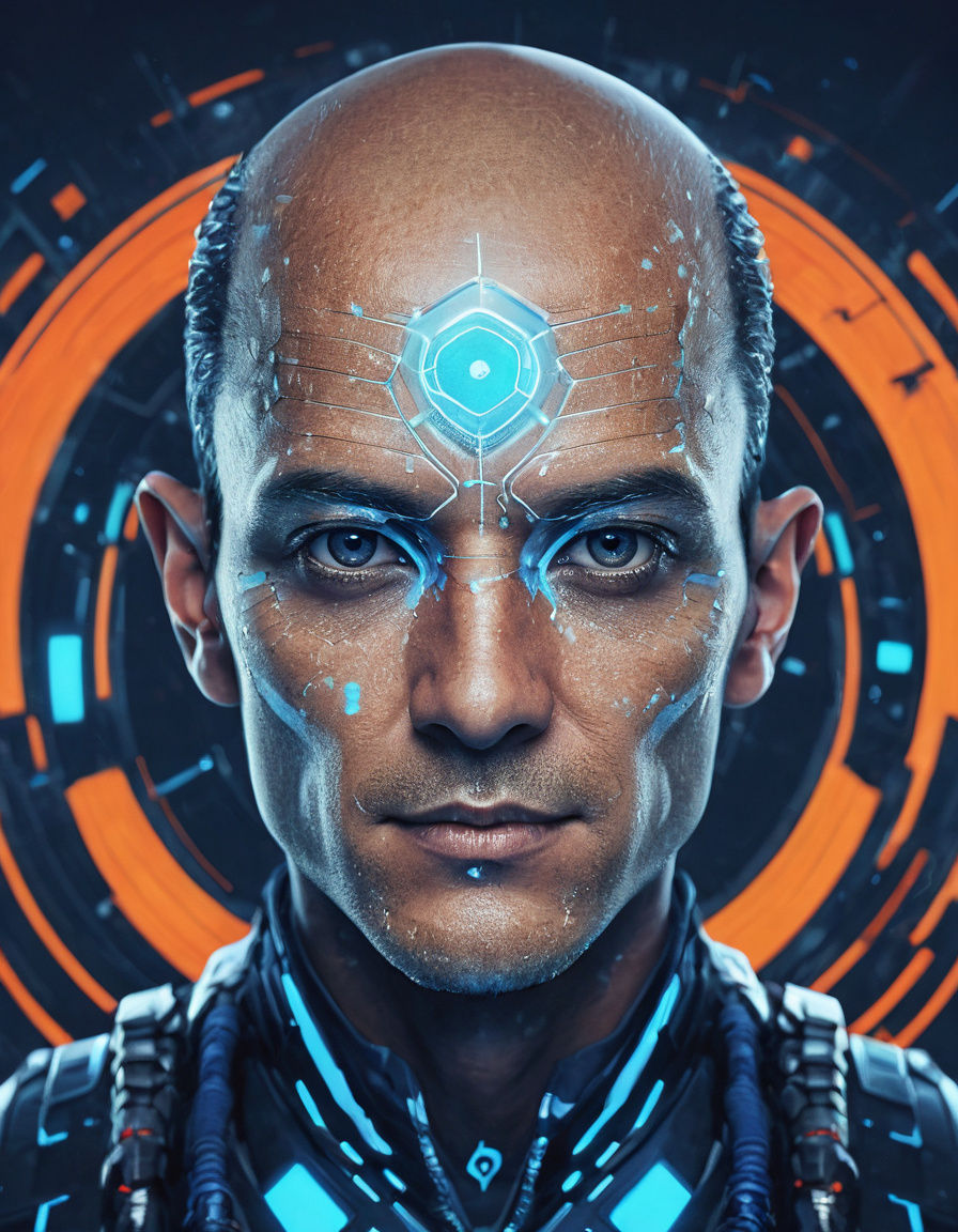 Futuristic Web3 NFT Avatar in Anime Style