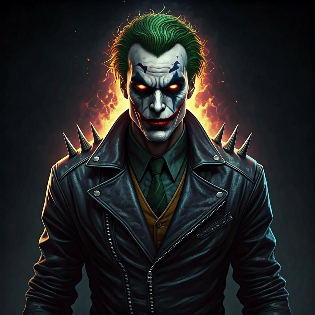 Cosmic Joker: A Gothic Fusion of Chaos and Horror