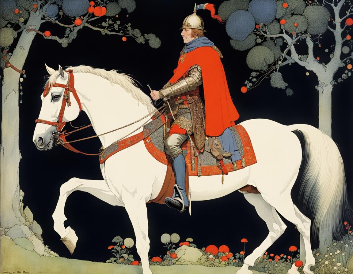 Ogier the Dane and Broiefort: Storybook Illustration