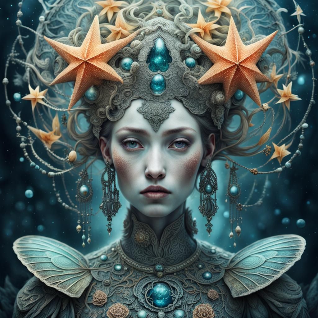 Detailed Fantasy Landscape, Surrealist Digital Art