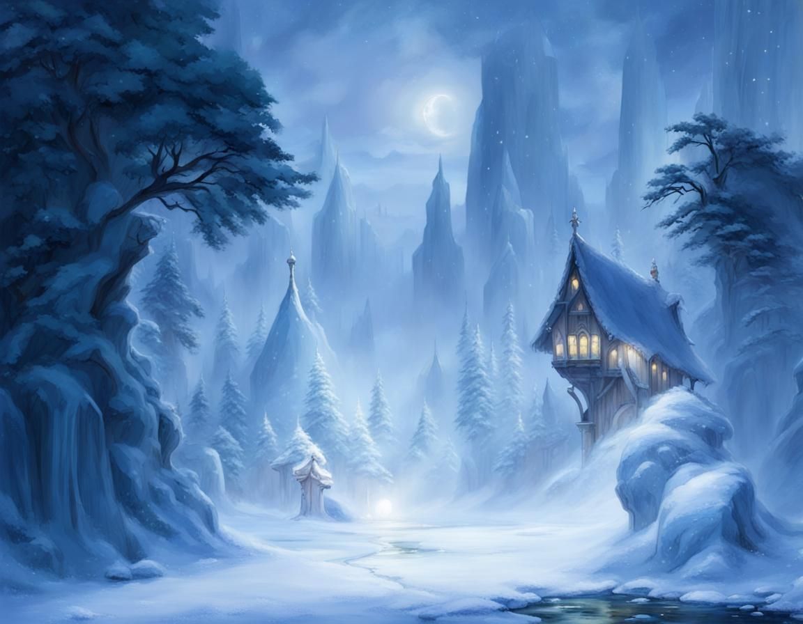Fantasy Winter Landscape