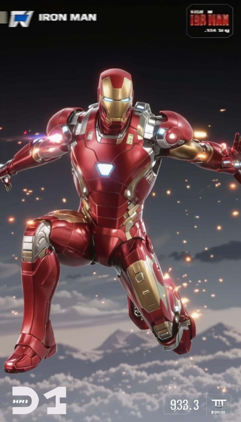 Black Armor Soars Through Dramatic Sky