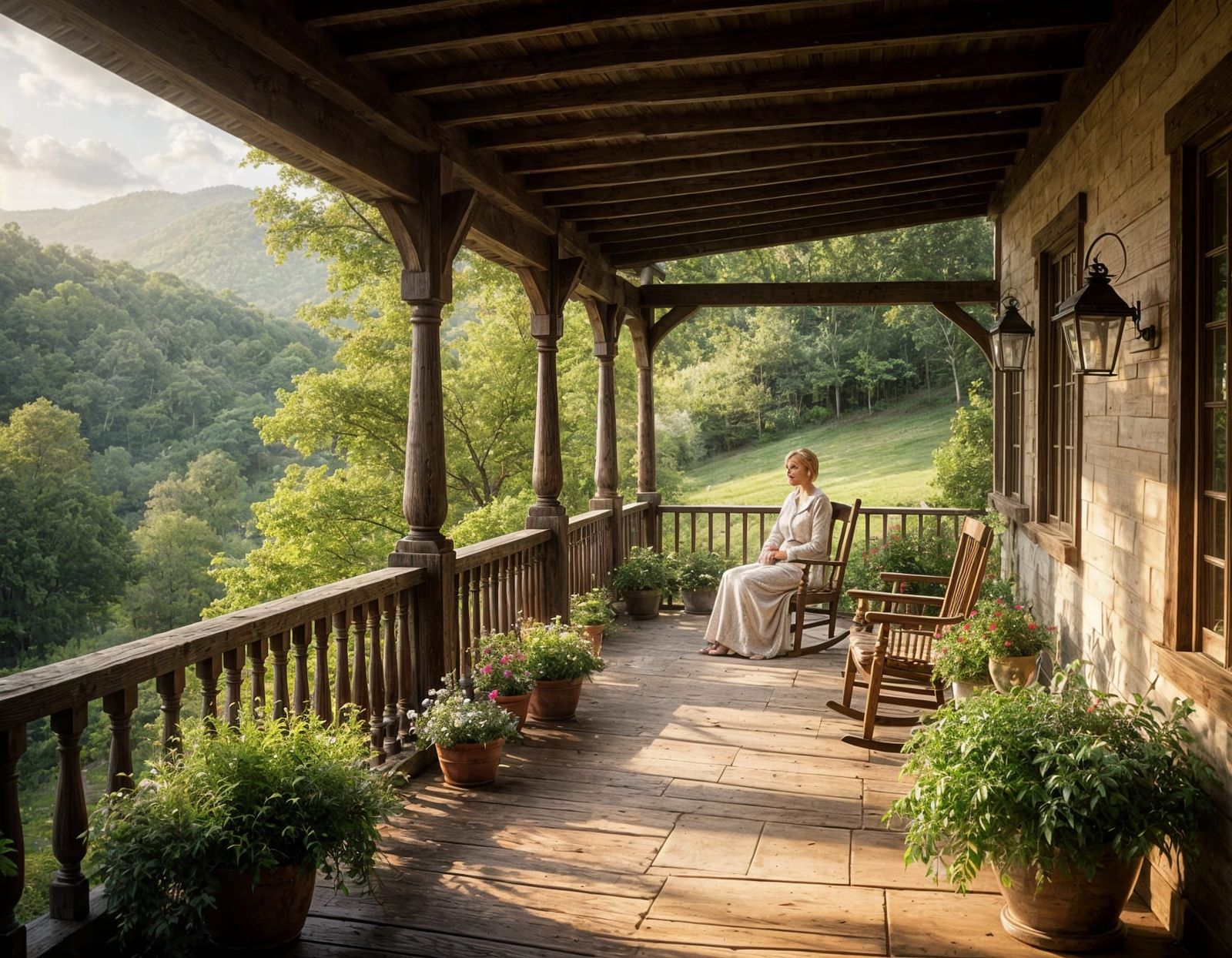 Warm and Inviting Country Home in Rustic Elegance Style