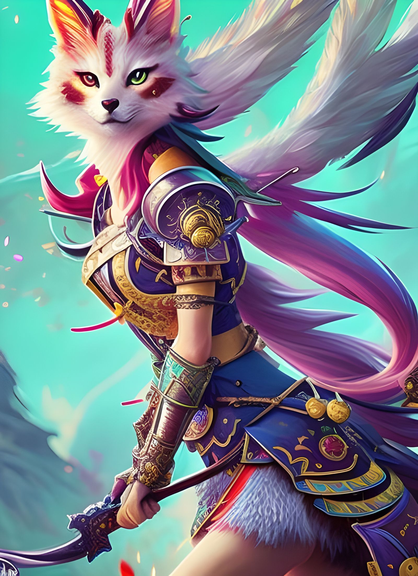 Kitsune warrior