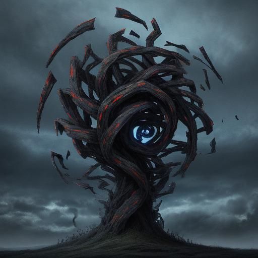 Ominous Friend Shape: A Twisted AI Creation
