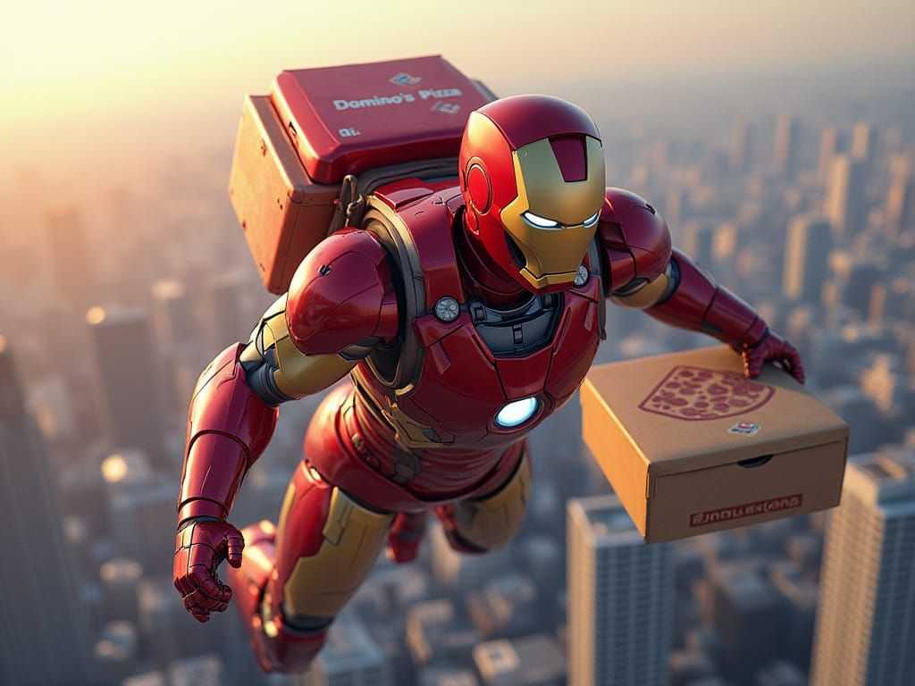 IronMan delivery Domino's