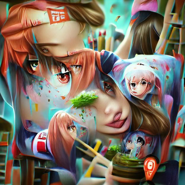 Anime Girl Digital Illustration Trending on Artstation