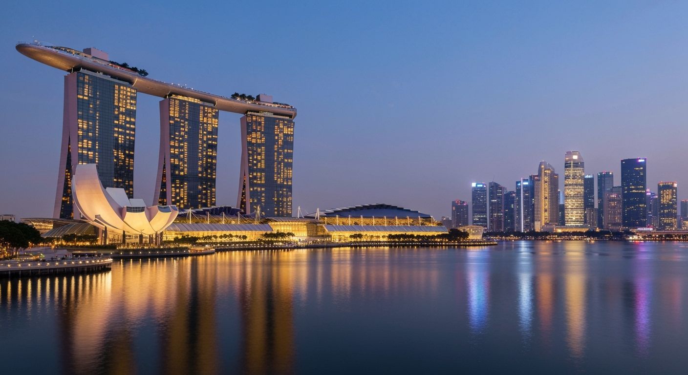 Marina Bay Sands at Dusk: Architectural Photography
