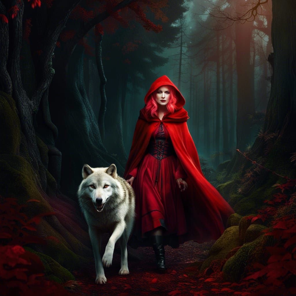 Cyndi Lauper as Little Red Riding Hood