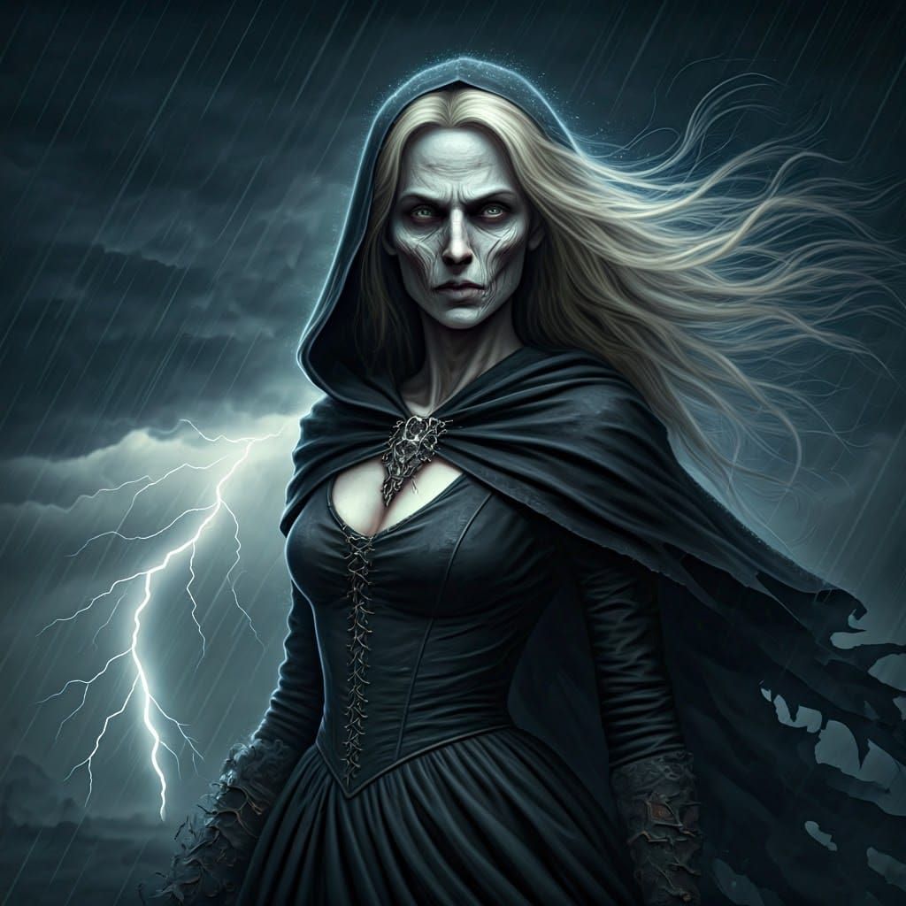 Gothic Hexenbiest in Stormy Weather
