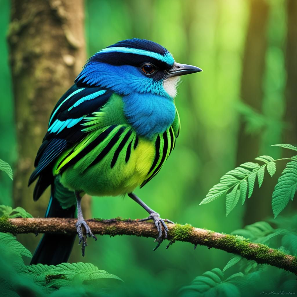 Teal-Throated Laurei