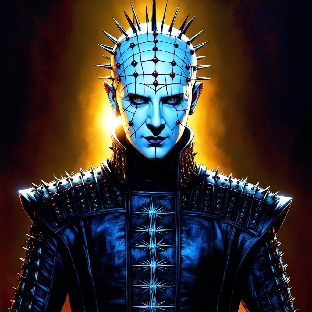 Hyper-Detailed Pinhead from Hellraiser in Potion Light