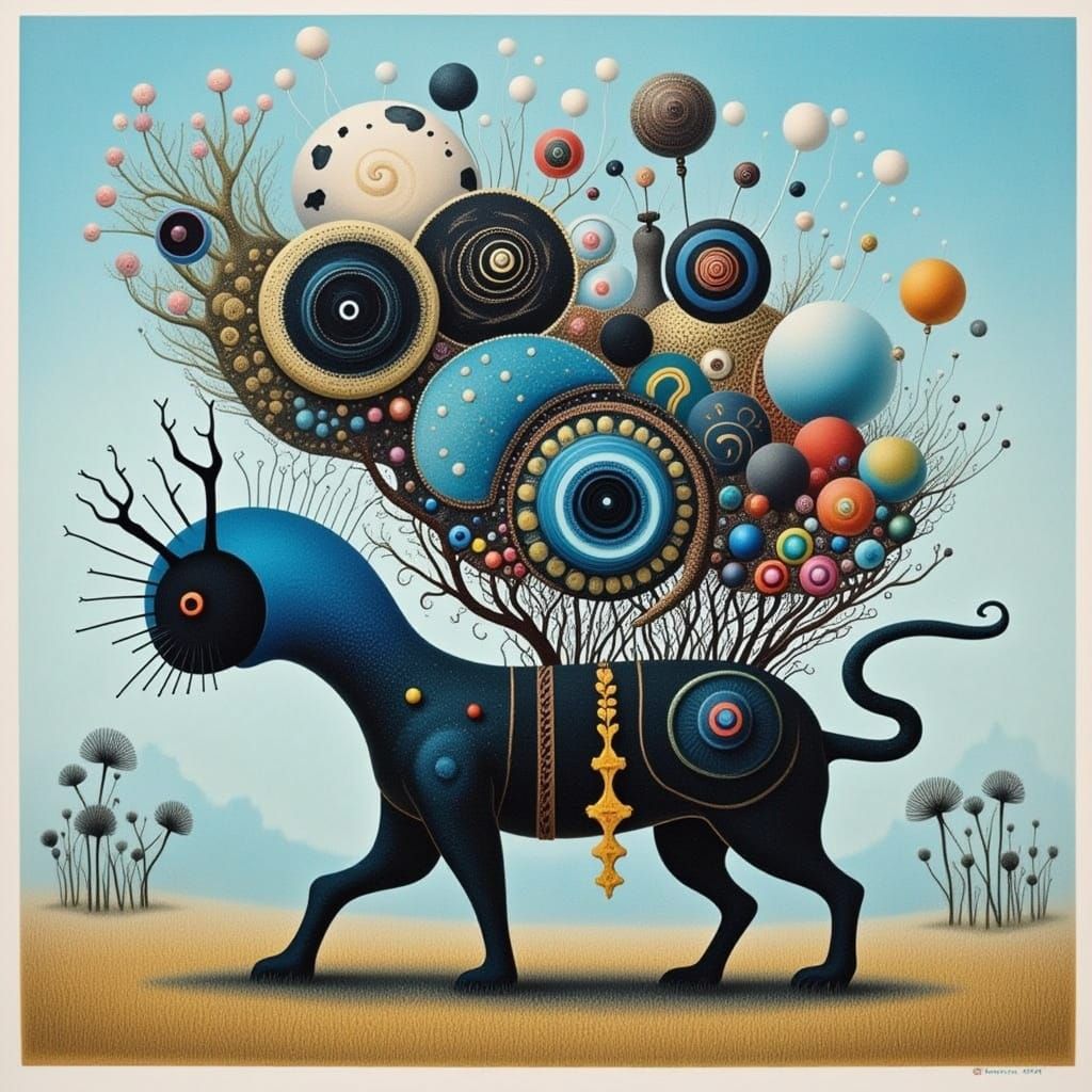 Surreal Pink Church Transformed by Cicada Song