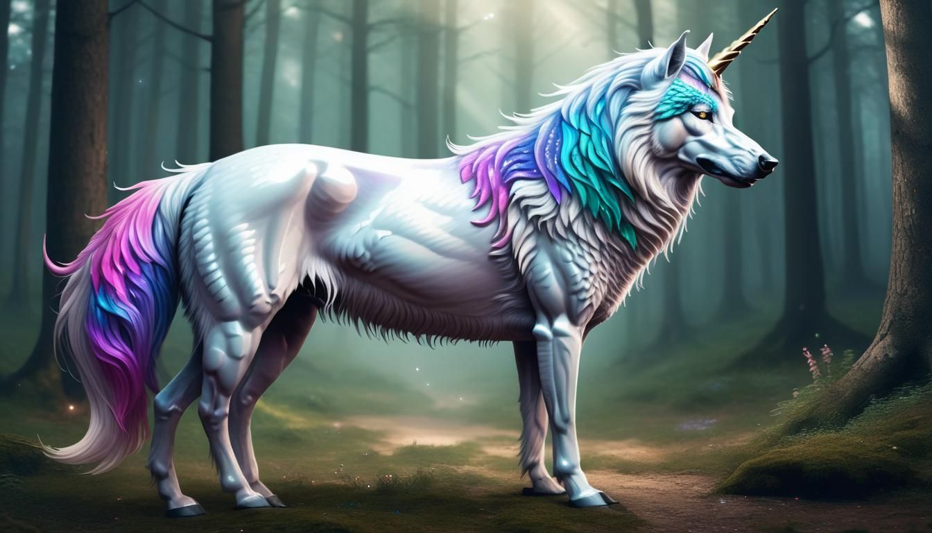 Unicorn Wolf