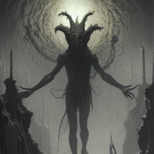 Nyarlathotep in Gothic Horror Style