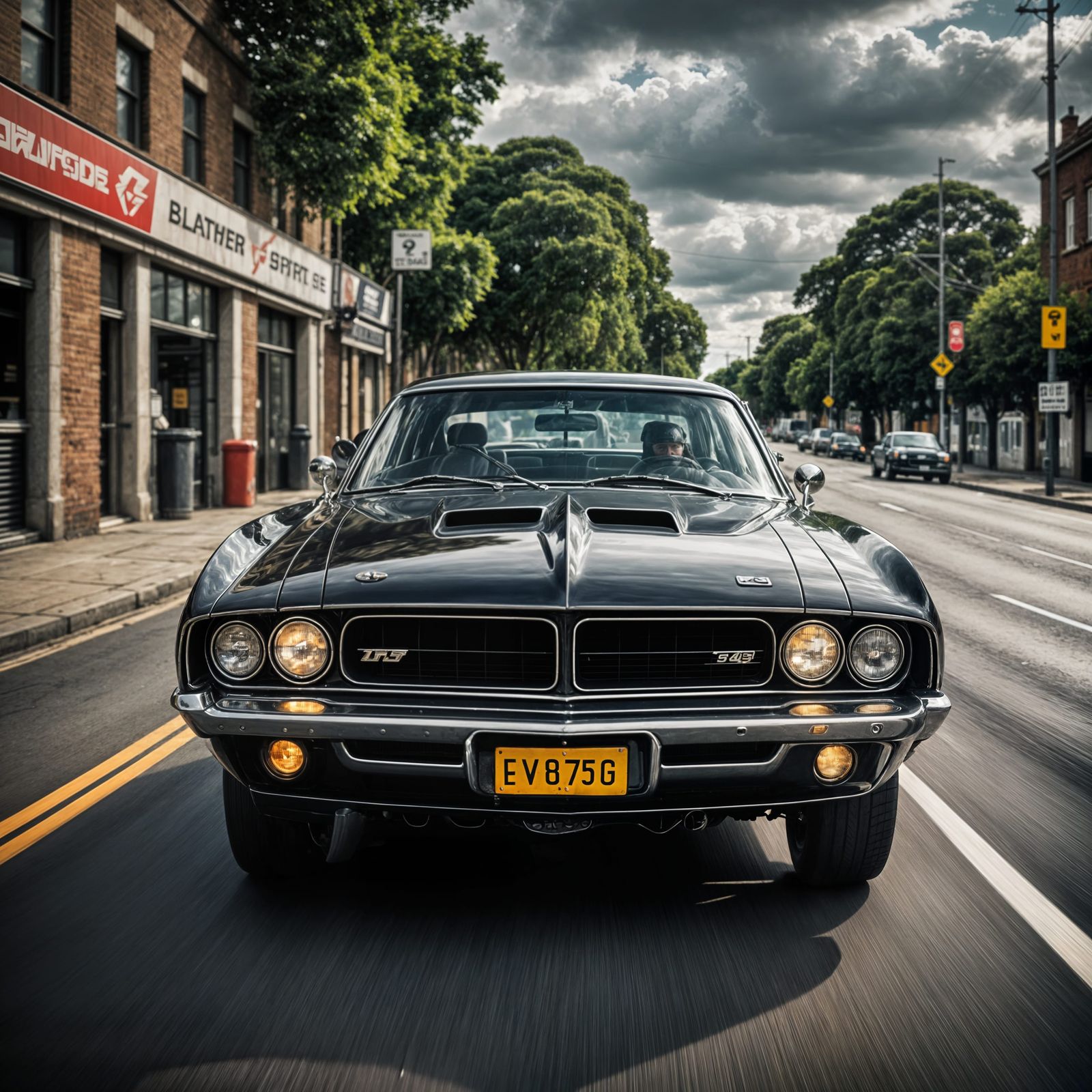 Mad Max Speeds in the Last V8 Interceptor