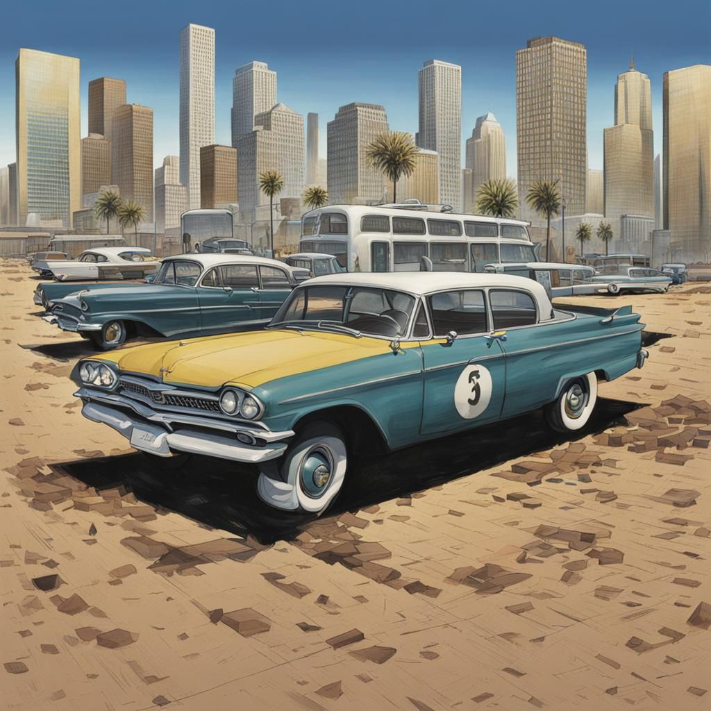 AI Generated Long Tall Sally Portrait