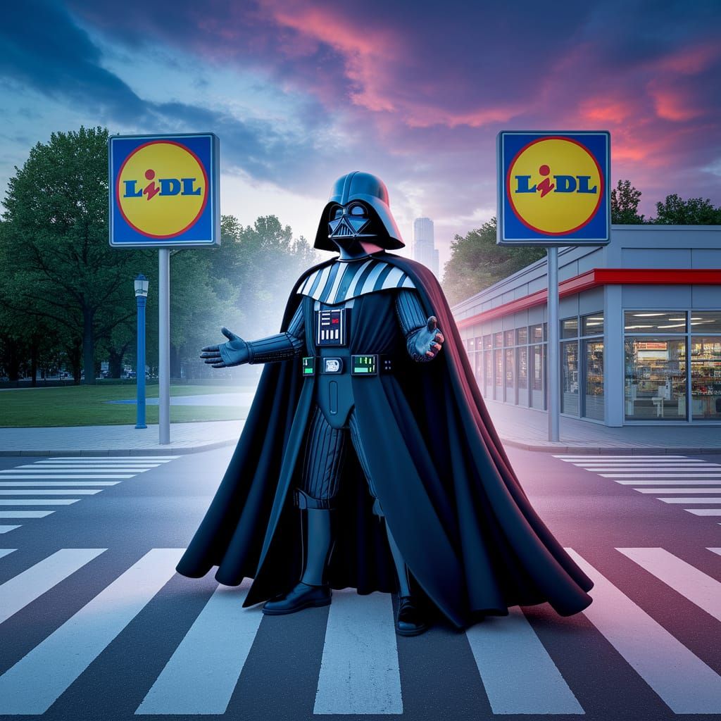 Darth Vader Welcomes You to LIDL