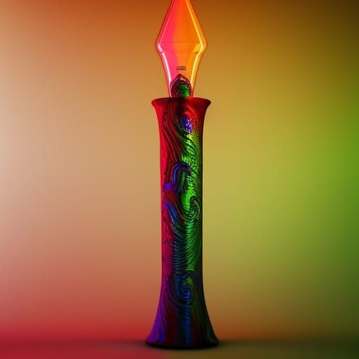 Hyperrealistic 3D Psychedelic Lava Lamp in 8K