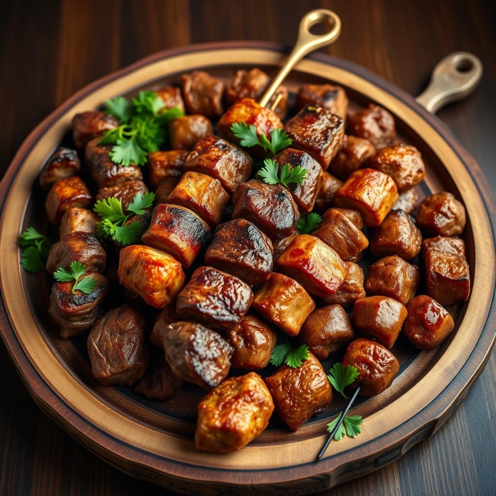 Rustic Platter of Arabic Grilled Meats