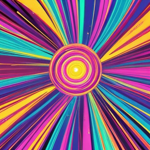 Glittering Spaghetti Score in Vibrant Pop Art