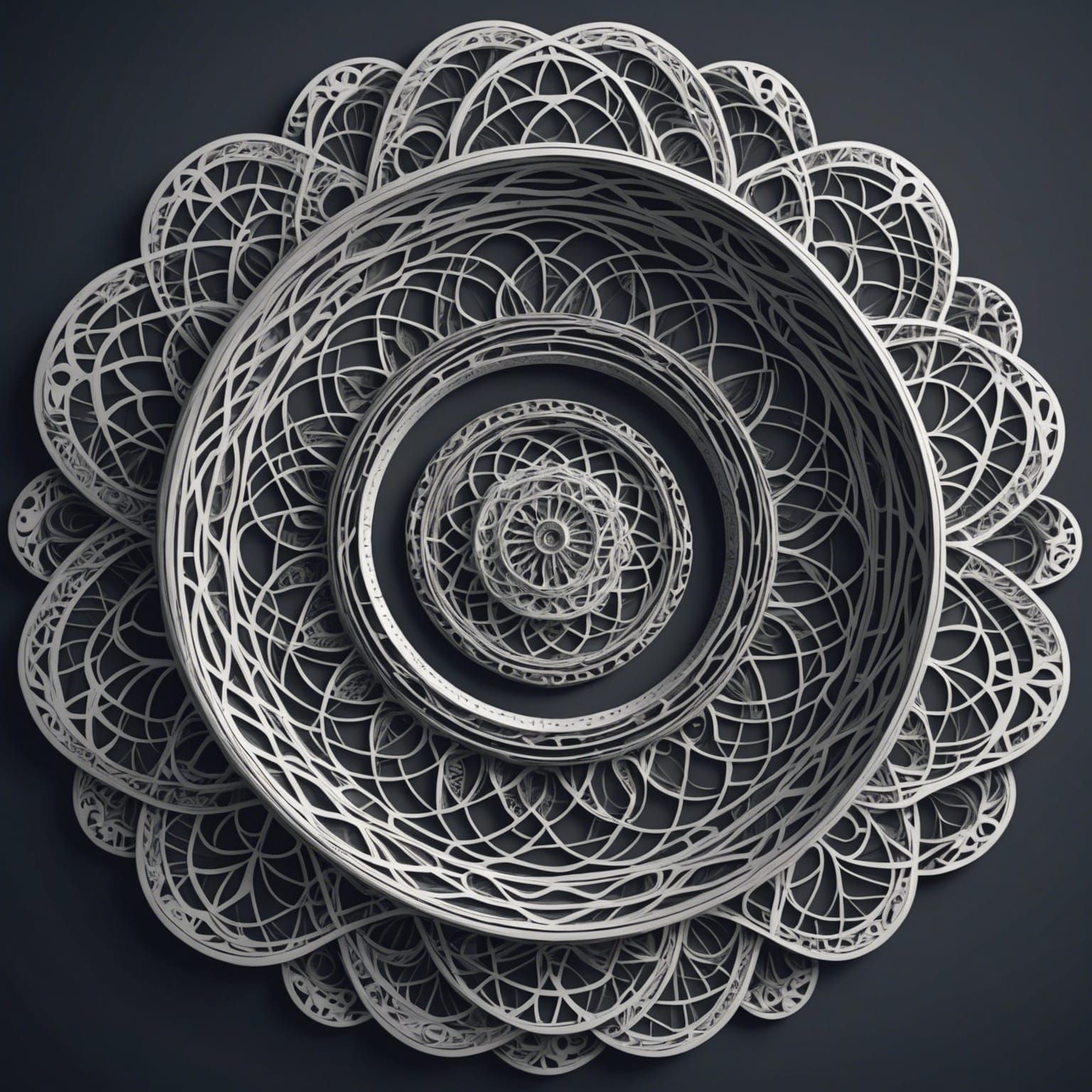 Sleep Token Vessel: Abstract Vector Fractal Art